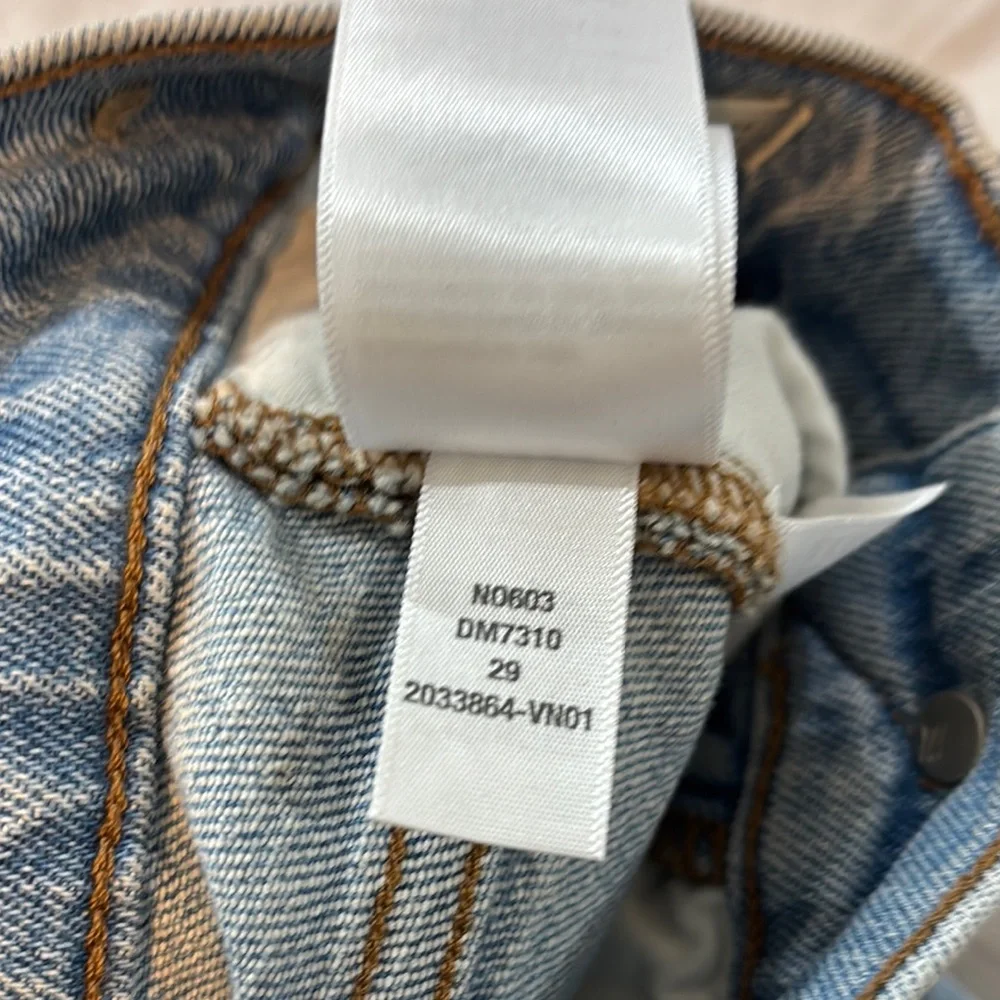 Madewell Blue Relaxed Fit Ankle Jeans Size 29 - Picture 4 of 5